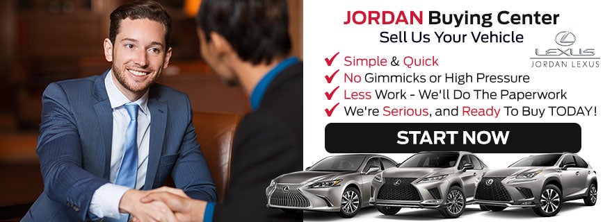 Sell Your Vehicle for Top Dollar at Jordan Lexus